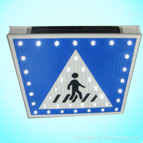 LED Aluminum Solar Panel Road Traffic Signal/Aluminum Board Road Symbol Signs/ Road Safety Signage